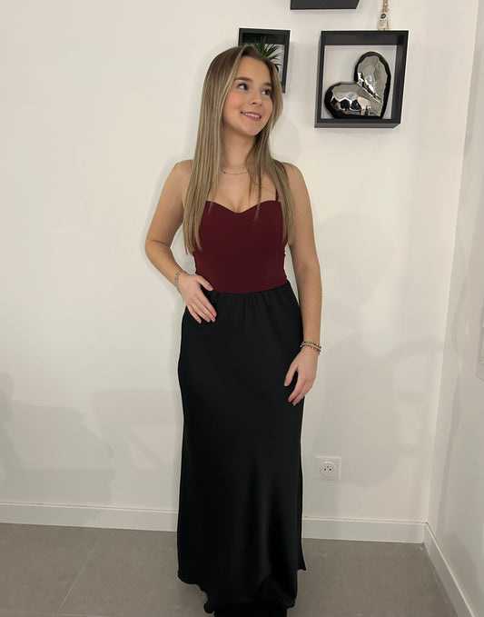 Jupe satinée